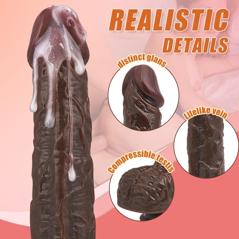 Chimp 8 Thrusting Vibrating Swinging Lifelike Wild Dildo 8.93 INCH - Sexdoll.Sex