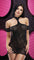 Choker Neck Mini Dress - Sexdoll.Sex