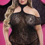 Choker Neck Mini Dress - Sexdoll.Sex