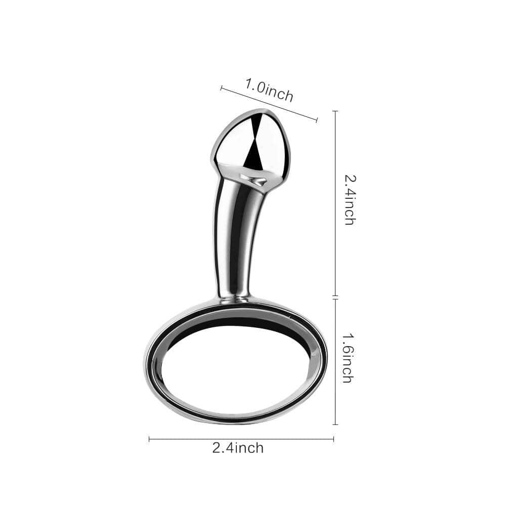 Circle Handle Gem Prostate Anal Plug - Sexdoll.Sex