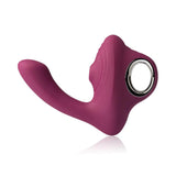 Circle Handle Heating G-Spot Clitoral Sucking Vibrator - Sexdoll.Sex