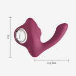 Circle Handle Heating G-Spot Clitoral Sucking Vibrator - Sexdoll.Sex