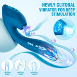 Clitoral Stimulator - QUZAR 3in1, Thrust & Suction, G-Spot Exploration - Sexdoll.Sex