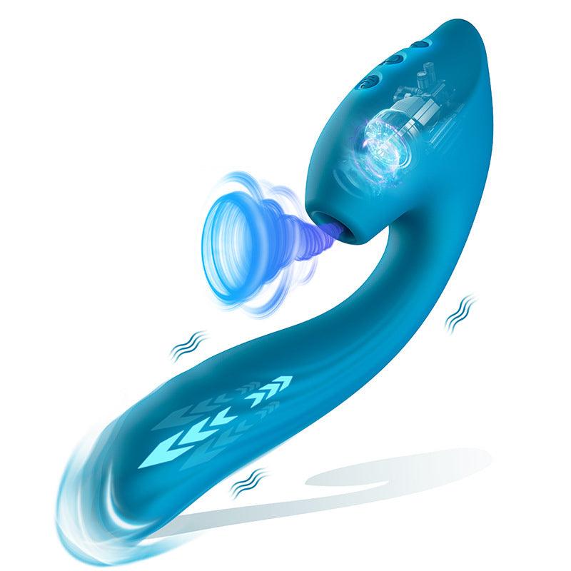 Clitoral Stimulator - QUZAR 3in1, Thrust & Suction, G-Spot Exploration - Sexdoll.Sex