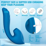 Clitoral Stimulator - QUZAR 3in1, Thrust & Suction, G-Spot Exploration - Sexdoll.Sex