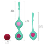 Combination Duo Tone Kegel Ball and Pleasure Ball Exerciser Set - Sexdoll.Sex