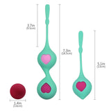 Combination Duo Tone Kegel Ball and Pleasure Ball Exerciser Set - Sexdoll.Sex