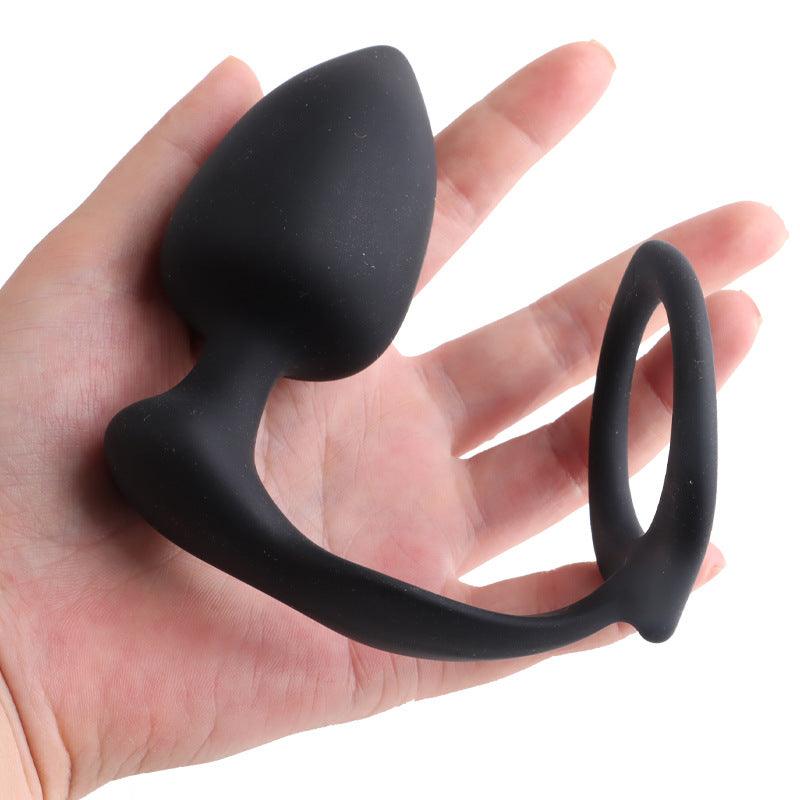 Combo Cockring & Anal Plug - Sexdoll.Sex