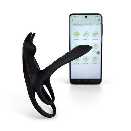 Connection superstar Vibrating cock sleeve with clit stimulator - Sexdoll.Sex