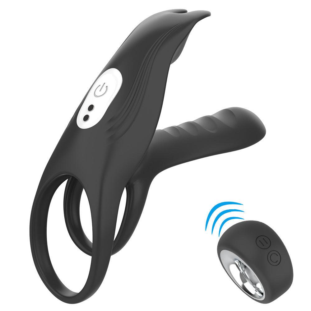 Connection superstar Vibrating cock sleeve with clit stimulator - Sexdoll.Sex