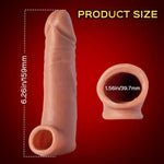 Conqueror - 5-inch Penis Extender Extension Sleeve & Bullet Vibrator - Sexdoll.Sex