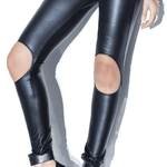 Coquette Wet Look Lingerie Cutout Pants - Sexdoll.Sex