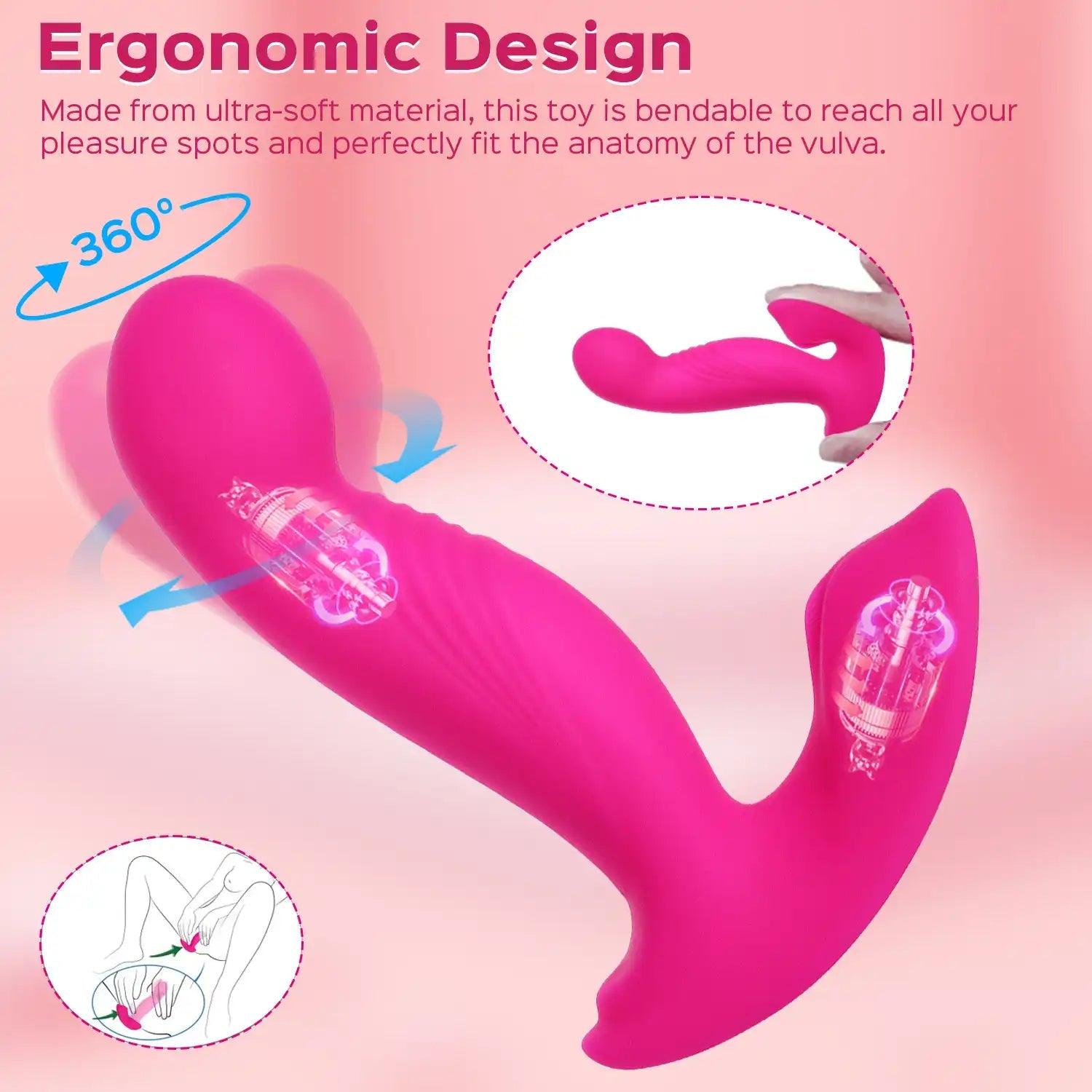 Crave 2 - Clit Tickle G Spot Toy With Rotating Massage Head - Sexdoll.Sex