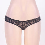 Crotchless Lace Cage Back Panty - Sexdoll.Sex