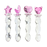 Crystal Glass Pleasure Wand Dildo Penis - Have A G-Spot Or P-Spot Orgasm! - Sexdoll.Sex