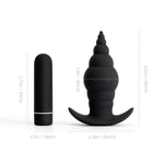 Cupid - Vibrating Anal Plug with Bullet Vibrator for Sensational Pleasure - Sexdoll.Sex