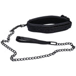 Dark Amour Fetish Bondage Collar with Leash - Sexdoll.Sex