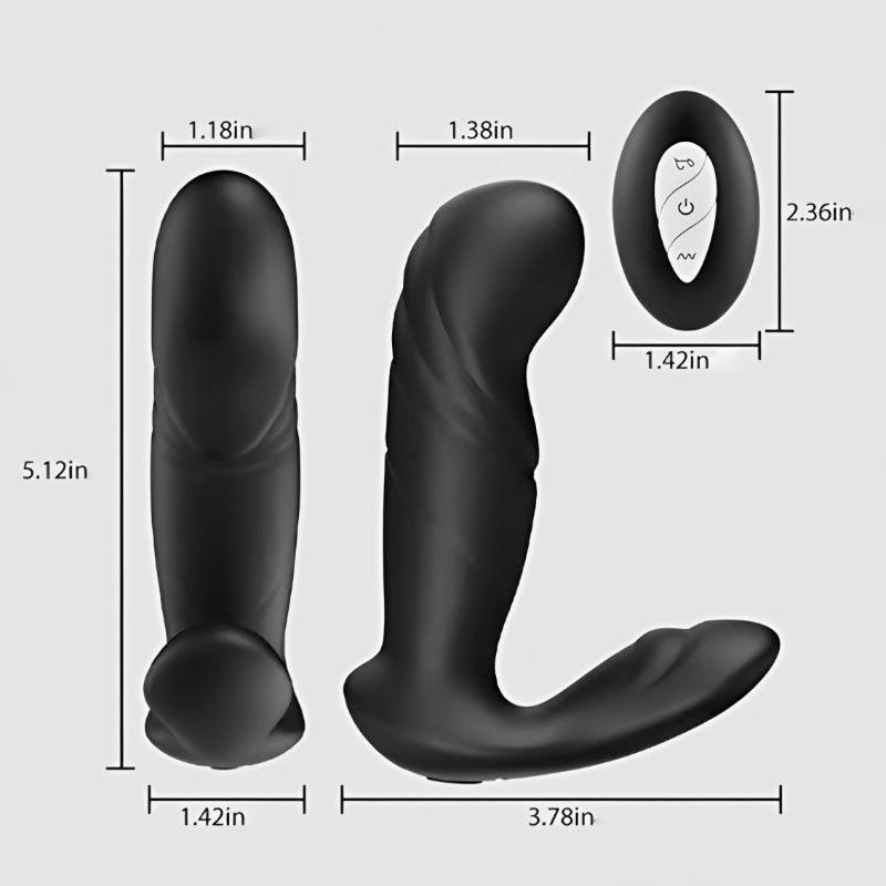 Dark Knight 10 vibrations 10 pulses Prostate Massager - Sexdoll.Sex