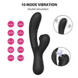 Deep Penetrating Dual-Action Air Pulse Vibrator - G-Spot & A-Spot Stimulation! - Sexdoll.Sex