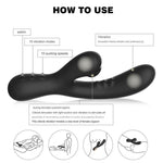 Deep Penetrating Dual-Action Air Pulse Vibrator - G-Spot & A-Spot Stimulation! - Sexdoll.Sex