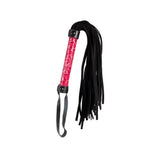 Domme - Pink Leather Flogger for Sensual Impact Play and BDSM Pleasure - Sexdoll.Sex