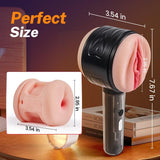 Dottore - Vibration 2 in 1 Handheld Masturbator - Sexdoll.Sex