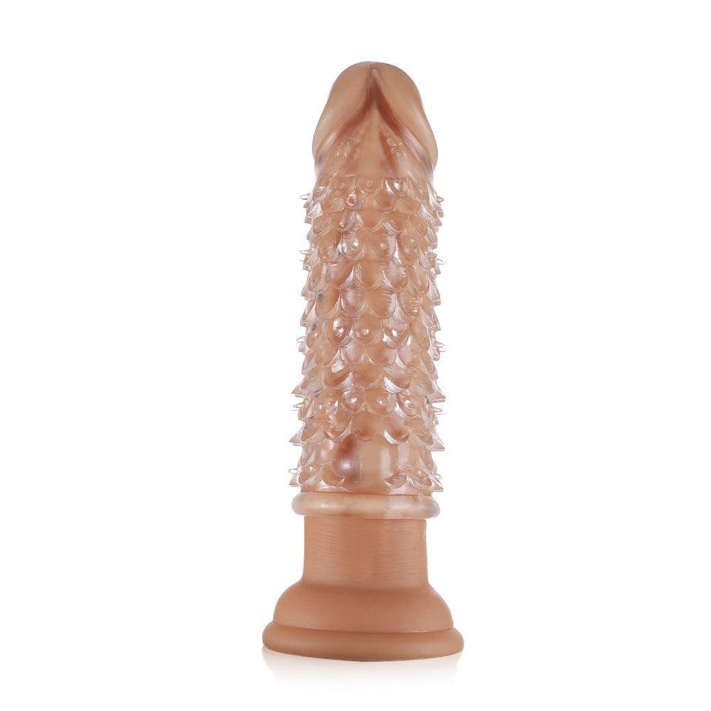 Dragon's Scales Clear Penis Sleeve - Sexdoll.Sex