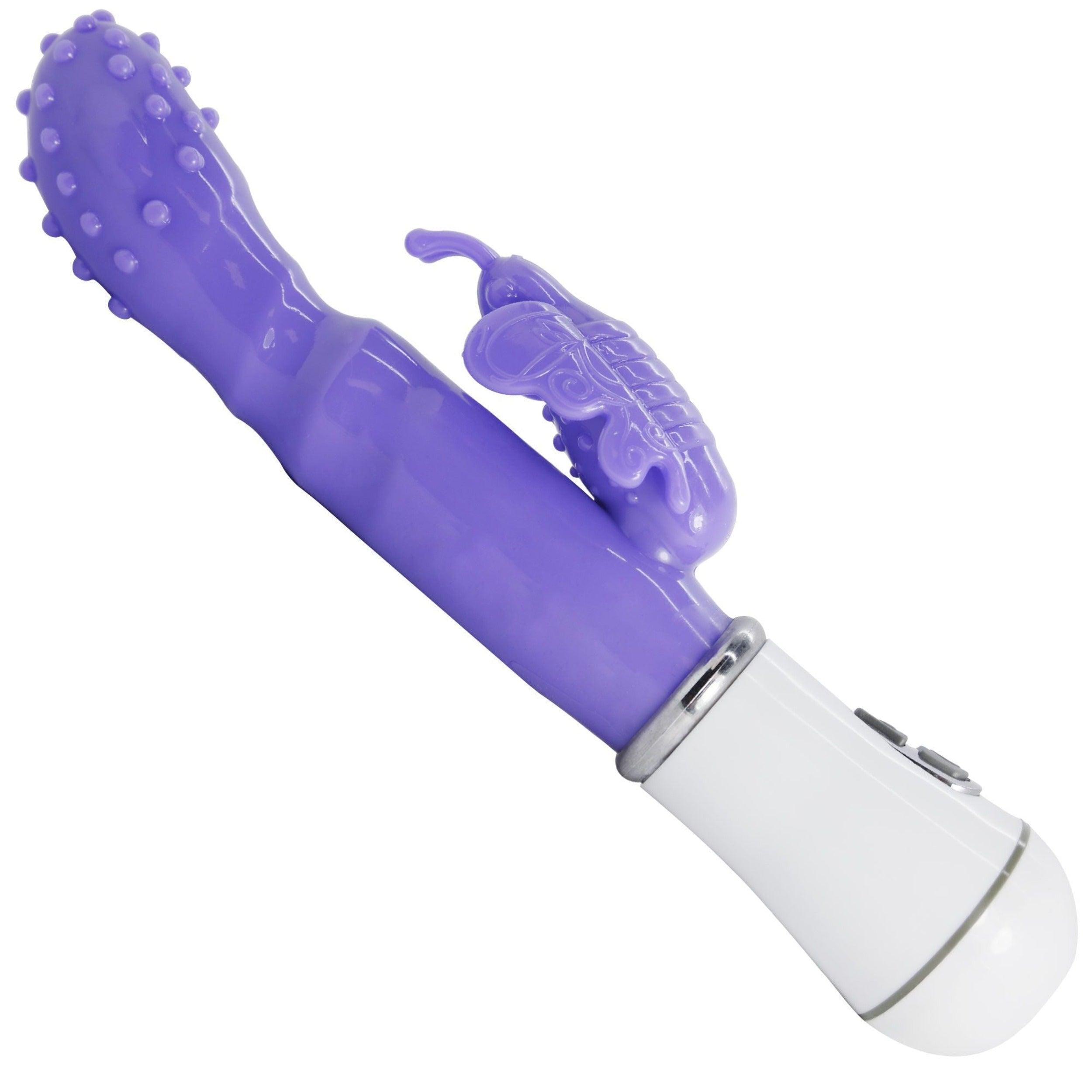 Dual-Action Bumpy Butterfly Vibrator - Sexdoll.Sex