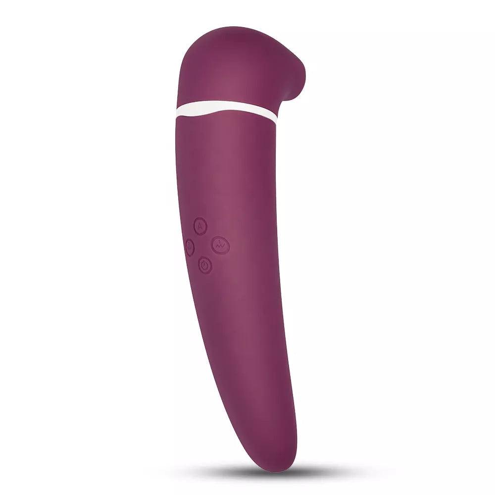 Dual-Ended Premium Clit Sucker & G-Spot Vibrator - Sexdoll.Sex