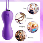 Dual Kegel Exercise Weights Ben Wa Balls 10 Speed Remote Control - Sexdoll.Sex