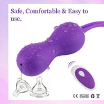 Dual Kegel Exercise Weights Ben Wa Balls 10 Speed Remote Control - Sexdoll.Sex