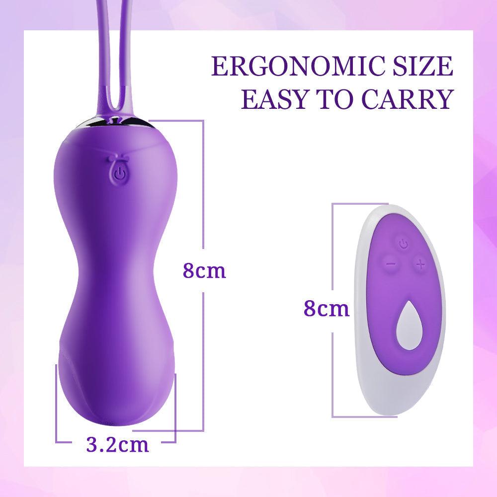 Dual Kegel Exercise Weights Ben Wa Balls 10 Speed Remote Control - Sexdoll.Sex