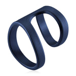 Dual Rings Indigo Blue Penis Ring Male Enhancement - Sexdoll.Sex