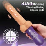 Allovers 6-Inch 4 in 1 Versatile Rotating Thrusting Vibrating Heating Dildo - Sexdoll.Sex