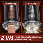 Eder - Automatic Sucking Thrusting Detachable Masturbation Cup - Sexdoll.Sex