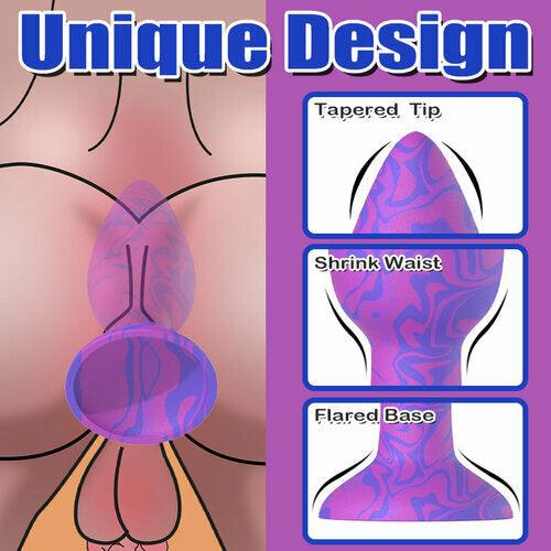 Eli Progressive Anal Training Flared Base Silicone Butt Plugs Set (3 PCS) - Sexdoll.Sex