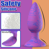 Eli Progressive Anal Training Flared Base Silicone Butt Plugs Set (3 PCS) - Sexdoll.Sex