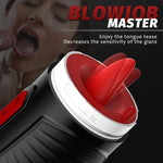 Elita 7 Tongue-Licking & 4 Sucking Modes Male Masturbator Cup - Sexdoll.Sex