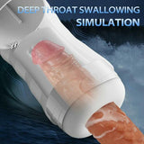 Eternal 5 Sucking 10 Vibrating Male Masturbators White Sex Toys - Sexdoll.Sex