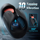 Explorer - Licking Vibrating 2-In-1 Adjustable Male Glans Trainer - Sexdoll.Sex