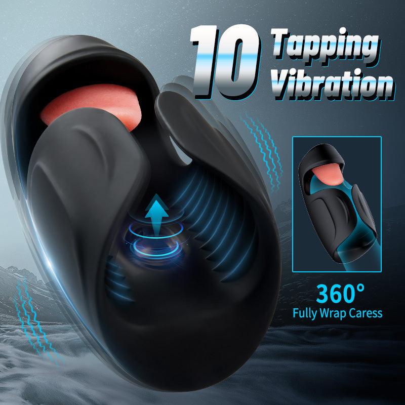 Explorer - Licking Vibrating 2-In-1 Adjustable Male Glans Trainer - Sexdoll.Sex