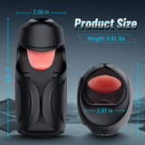 Explorer - Licking Vibrating 2-In-1 Adjustable Male Glans Trainer - Sexdoll.Sex