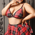 F*ck Off Plaid Skirt - Sexdoll.Sex