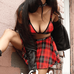 F*ck Off Plaid Skirt - Sexdoll.Sex