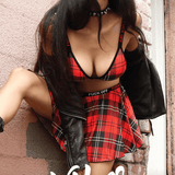 F*ck Off Plaid Skirt - Sexdoll.Sex