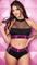 Fantasy Lingerie Mesh Paneled Halter Top & Cheeky Booty Short - Sexdoll.Sex