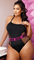 Fantasy Lingerie Pussy Power Mesh Paneled Playsuit - Sexdoll.Sex