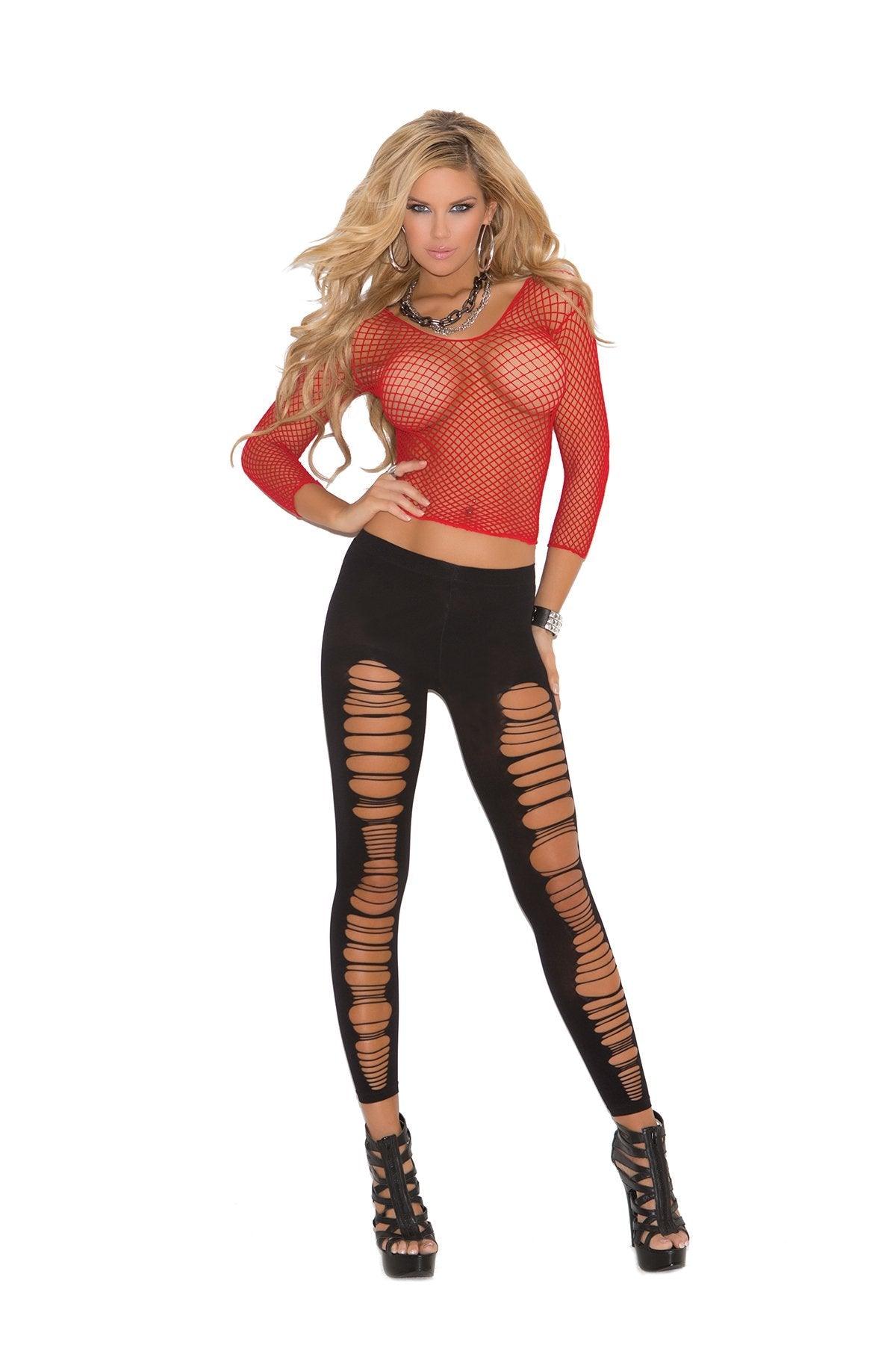 Fence Net Long Sleeve Top - One Size and Queen Available - Sexdoll.Sex