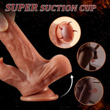 Ferrill 9 Vibrating Tongue Licking Realistic Dildo - Multi-Functional, Heating, Liquid Silicone - Sexdoll.Sex