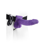 Fetish Fantasy 7 Inch Vibrating Hollow Strap-On With Balls - Sexdoll.Sex